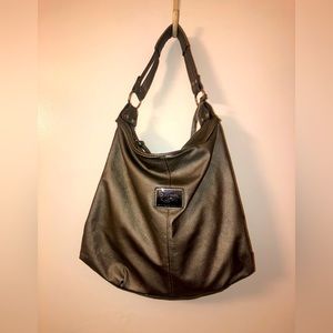 - BEVERLY HILLS POLO CLUB -  Metallic Hobo Bag.